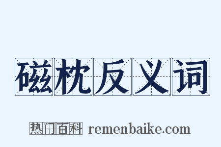 磁枕反义词是什么意思的图片